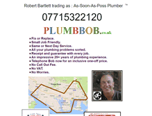 Tablet Screenshot of plumbbob.co.uk